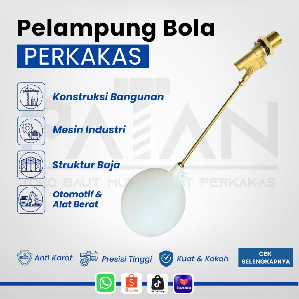 Pelampung Air Bola Hioshi Kuningan