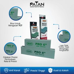 Batu Asah Green Silicone Hioshi