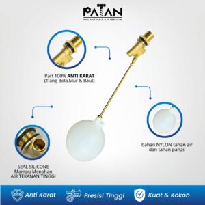 Pelampung Air Bola Hioshi Kuningan